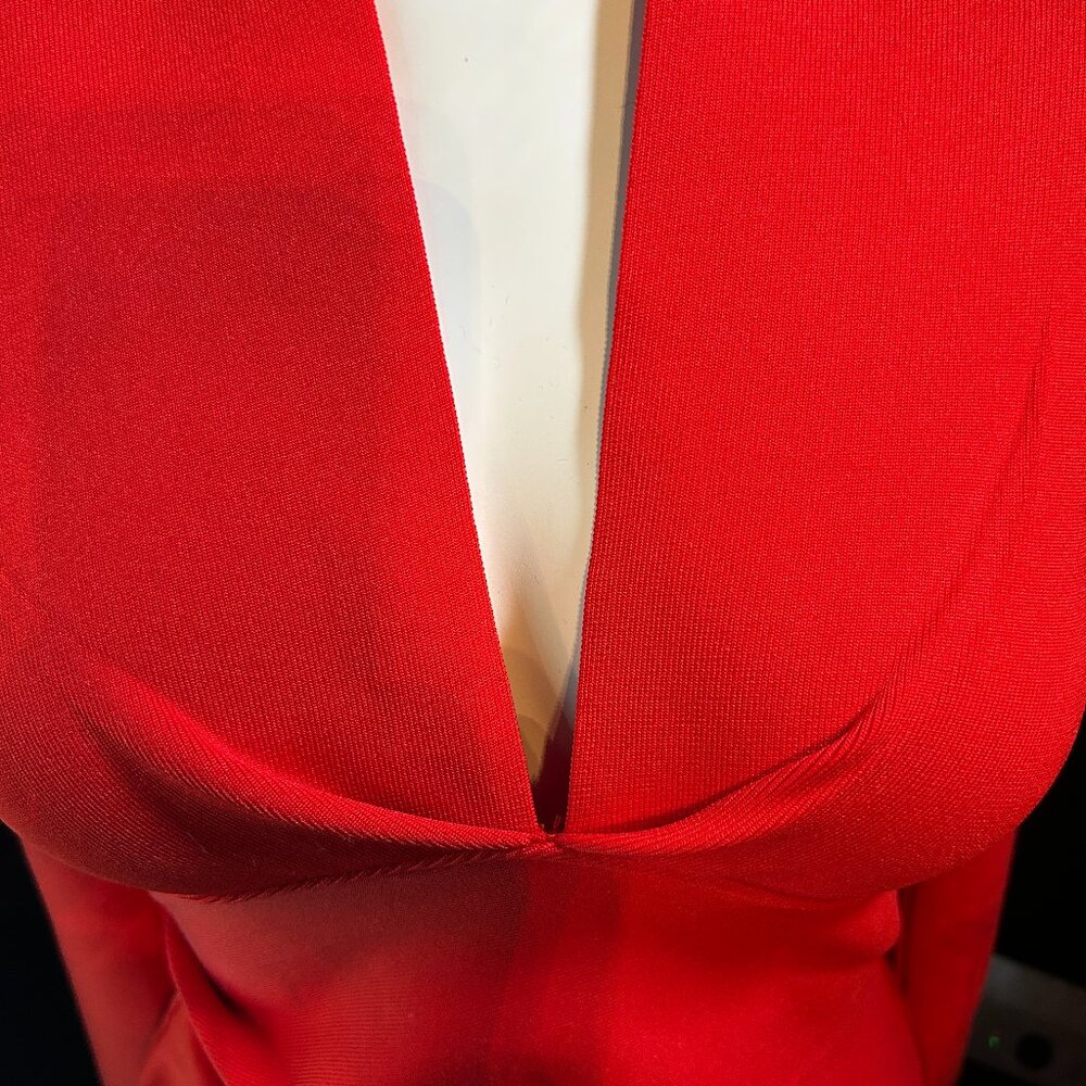 Kashy Katy Deep V | Formal Gown | Red